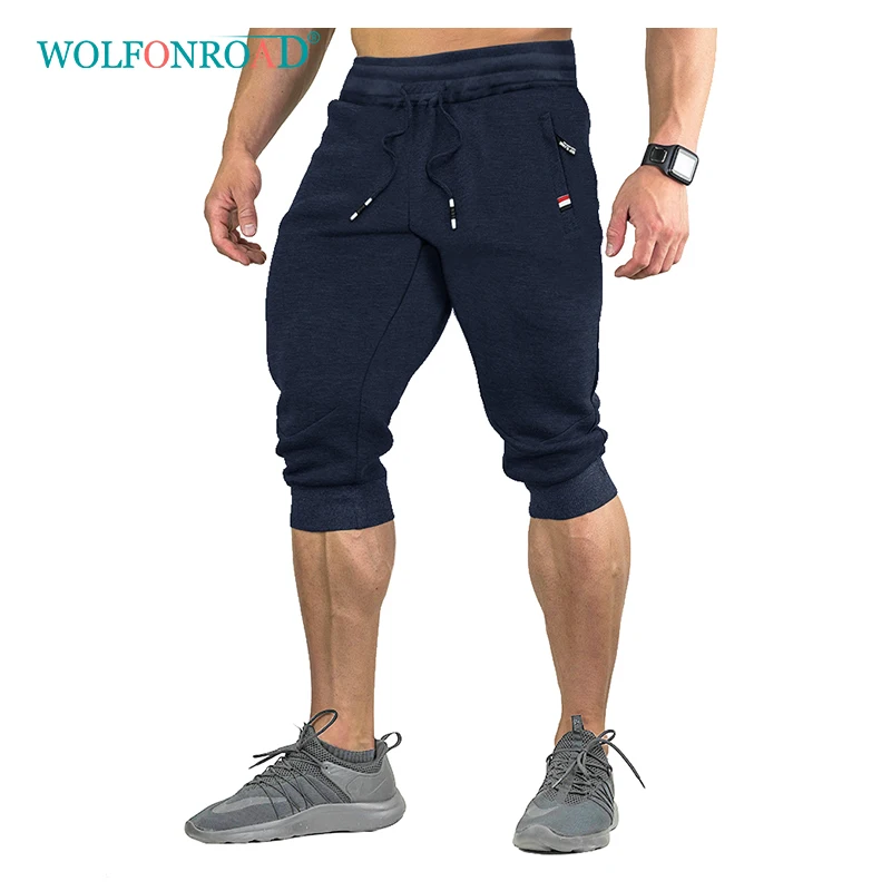 WOLFONROAD шорты для бега, мужские спортивные шорты для бега, фитнеса, шорты размера плюс, летние брюки, 5XL эластичные брюки, уличные короткие шорты