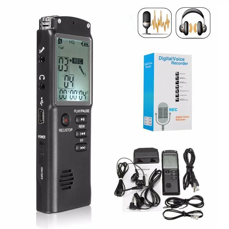 Noyazu оригинальный T60 мини диктофон 8 Гб цифровой Аудио Диктофон WAV 1536 кбит/с HQ