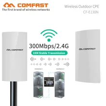 COMFAST CF-E130N 1 км 300 Мбит/с Открытый Мини wifi CPE беспроводной AP мост точка доступа Wi-Fi антенна Nanostation CPE для ip-камеры