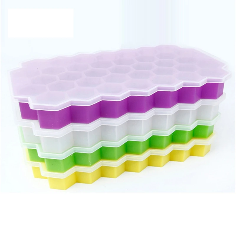 Домашняя Кухня лоток для льда летняя сотовая форма кубик льда 37 кубиков лоток для льда Форма для льда контейнеры для хранения напитков формы Z