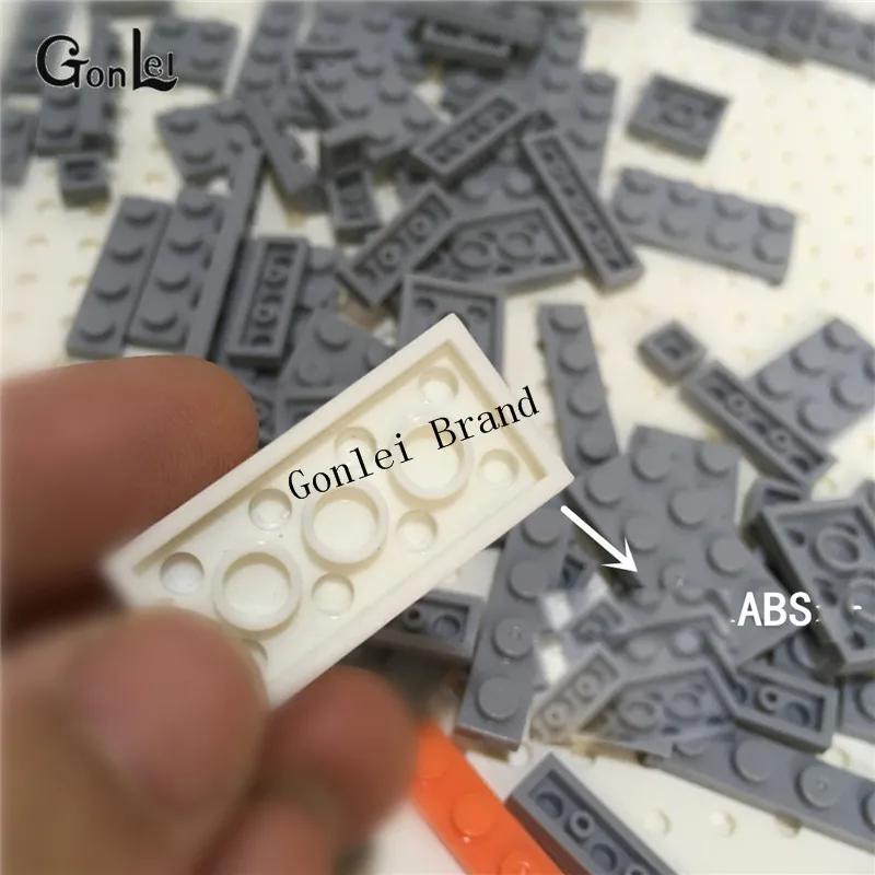 New LEGO Lot of 8 Tan 1x3 Flat Building Plates