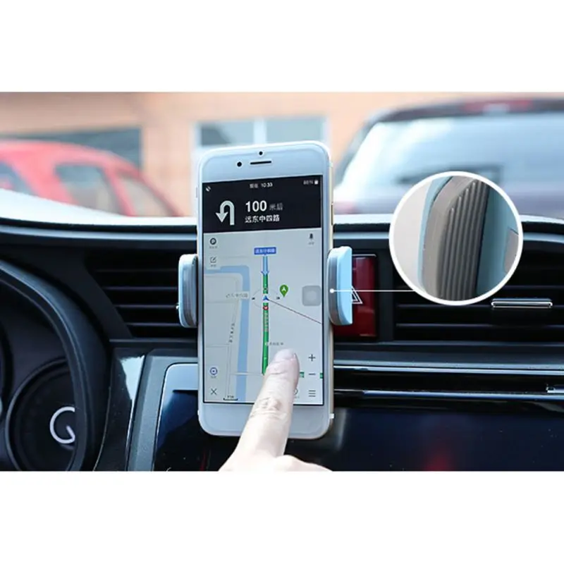 Универсальный мобильный телефон 360 Вращающийся в автомобильный держатель для мобильного автомобиля вентиляционное отверстие держатель для большинства поддерживающих смартфонов