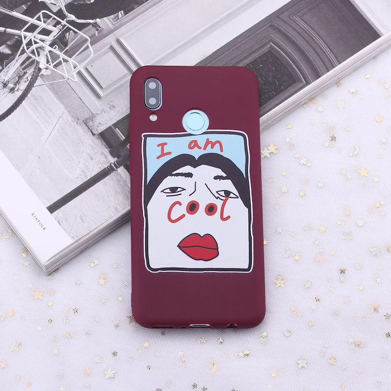 Силиконовый чехол для Samsung S8 S9 S10 S10e S20 Plus Note 8 9 10 A7 A8 I AM COOL Girl|Бамперы| |