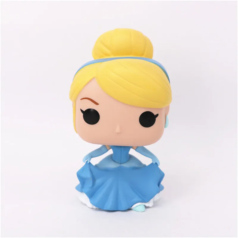 PVC 11.5cm POP Cinderella Doll Model Action Figure Toy Funko POP Princess Cinderlla Figures For Girls Kids Toy Anime Brinquedos original aladdin and the magic lamp action figures toy aladdin jasmine princess model doll
