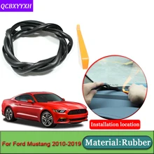 Автостайлинг для Ford Mustang 2010- анти-звуконепроницаемые не пропускающие шума пылезащитные панели автомобиля Лобовое стекло уплотнительные полосы авто аксессуары