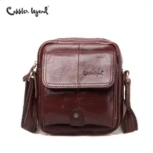 Cobbler Legend Genuine Leather Bag Men High Quality Vintage Men Bag Luxury Handbag Men Shoulder Bag Small Crossbody Bag Designer cobbler legend mens handbag shoulder bag for men genuine leather satchel bag vintage crossbody bag business briefcase