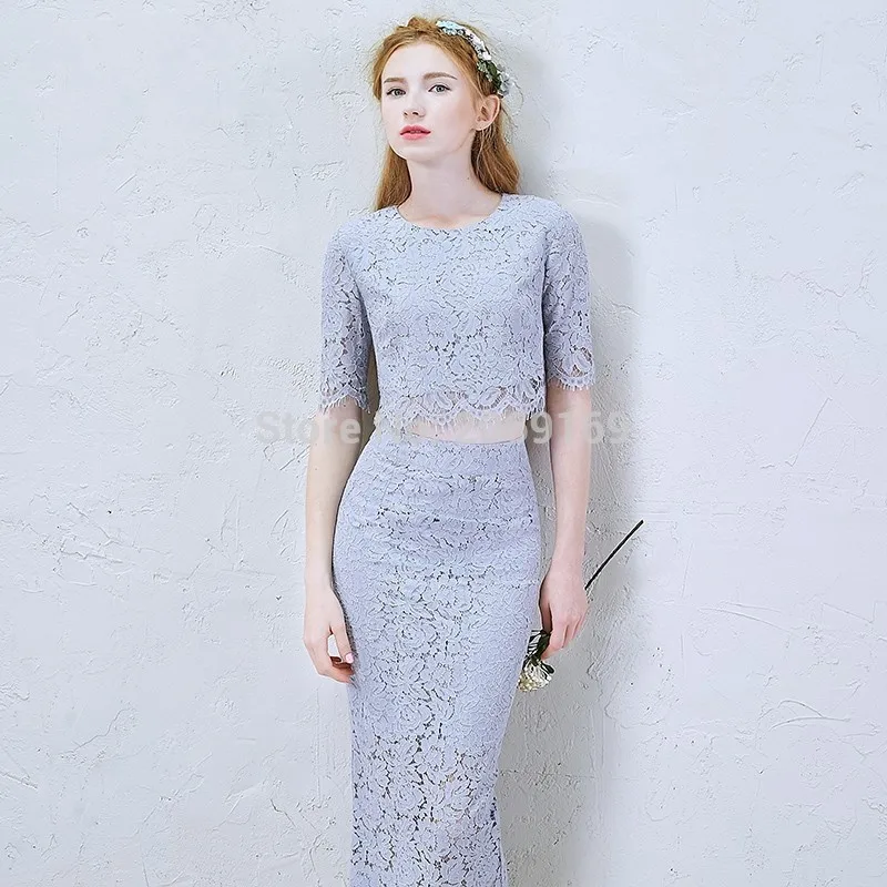 2017-Free-Shipping-Hot-Sale-Sexy-O-Neck-Half-Sleeves-Tea-Length-Homecoming-Dress-Appliques-Lace (2)
