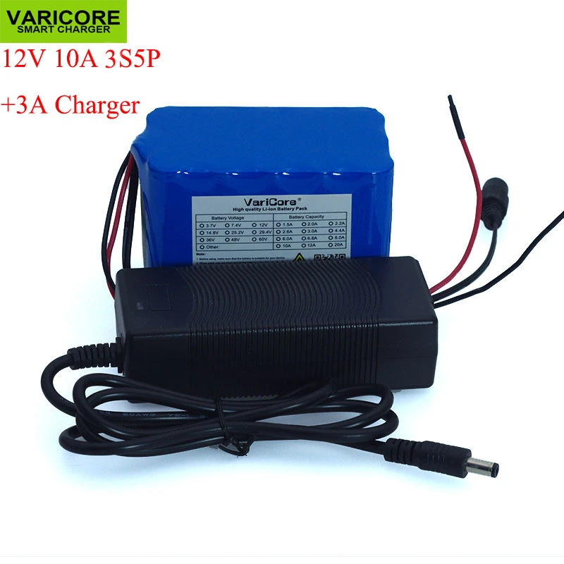 12 V 10Ah Large capacity 18650 lithium 