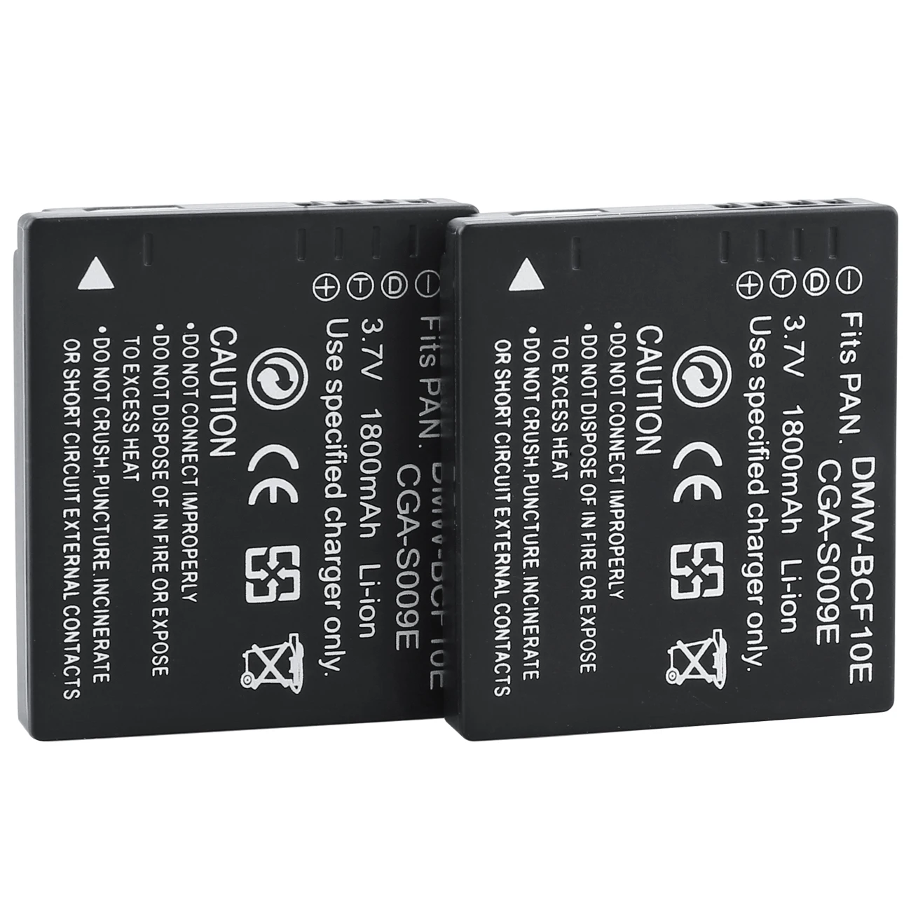 Batteria e Caricabatteria per PANASONIC Lumix Dmc-DMC-F2 DMC-FH3 FH20 FH22 DMC-FH20A DMC-FH20K DMC-FH20R DMC-FH20S DMC-FH20V DMW-BCF10E 21