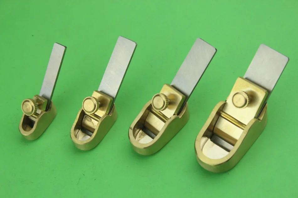 

4pcs good mini brass planes, Violin wood making tools Carpentry plane
