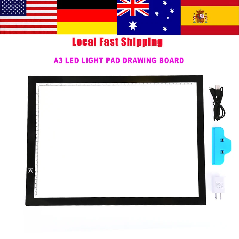 A3 Light Box, AGPtek LED Artcraft Tracing Light Pad Ultra-Thin USB