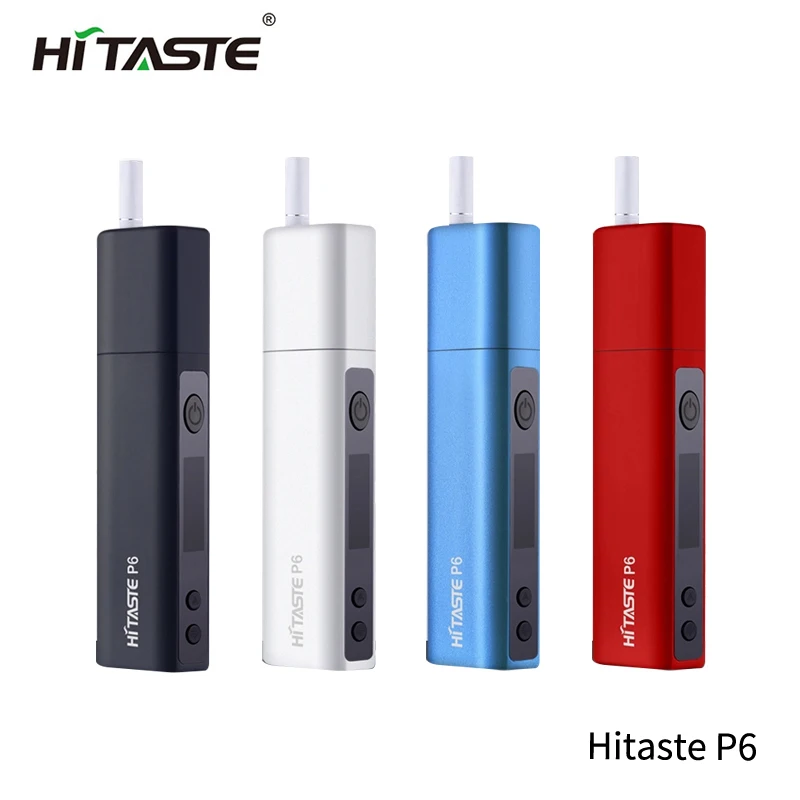 Электронная сигарета Hitaste P6 heat без горения аккумулятор 3000 мАч вейп набор ручек