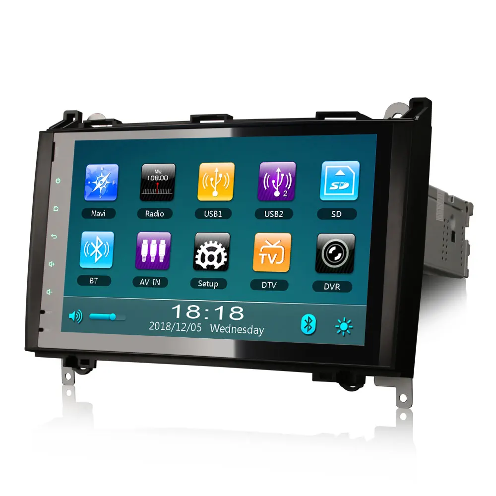 Erisin ES792B " 1 din автомобильный DVD 3g gps RDS Bluetooth DVD iPhone SWC USB DVR-IN для Mercedes Benz A/B класс спринтер Вито виано