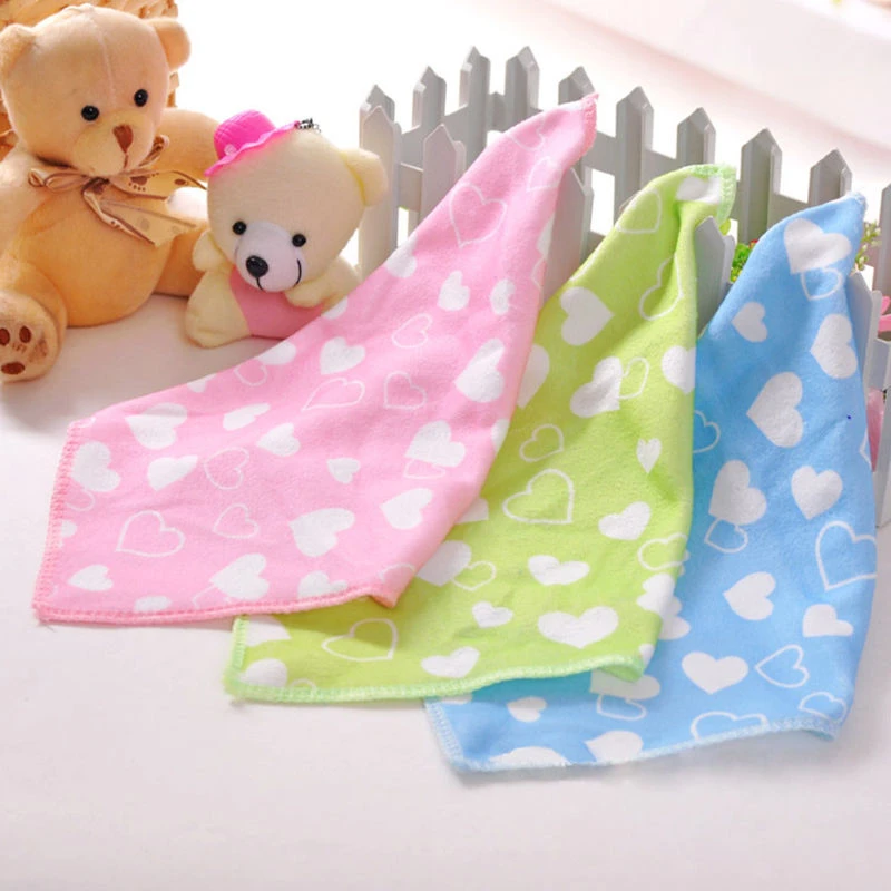 Baby Soft Absorbent Fast Drying Towel Small Towel Microfiber Cartoon Towel Dry Children Bath