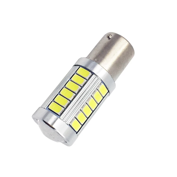 YSY 100X1156 P21W BA15S 33 SMD 5630 5730 светодио дный автомобилей резервного резервной света тормоз двигателя Лампа дневного времени ходовые огни белый красный желтый