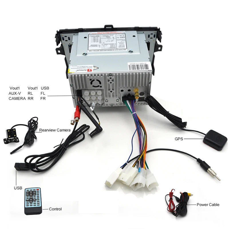 Top Android 9.1 Car Multimedia 2 Din 8 inch Auto Radio Mp5 Double Din Autoradio for For Toyota Corolla 2007-2011 GPS WIFI 47 5