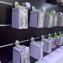 6 дюймов Розничная, система безопасности дисплея Slatwall замыкающие крюки противоугонные крючки для настенных панелей 50 шт.+ 1 Магнитный detacher Lockpicks