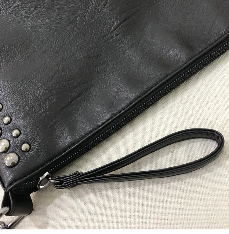 Women Shoulder bag Large Capacity Rivet chain design lady handbags black ladies hand bags big totes bolsas crossbody bags