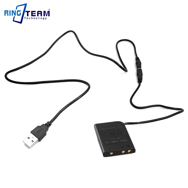

EN-EL5 EP-62A EH-62A Dummy Battery Coupler with USB Cable for Nikon Cameras Coolpix P6000 P80 P90 P100 P500 P510 P520 P530 S10