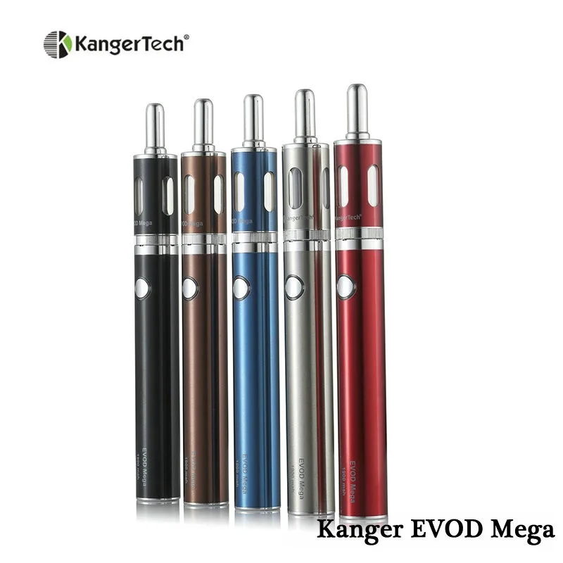 

10PCS Original Kanger Evod Mega Kit 2.5ml 1900mah Battery with Micro USB Cable Evod Mega Electronic Cigarette Starter Kit Vape