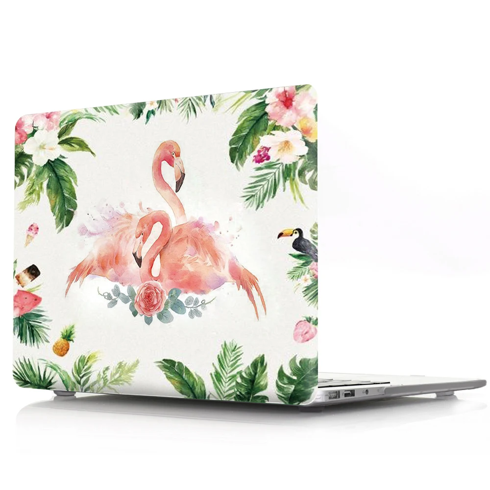 Flamingos Hard Case for Apple Mac Book Air 13 Case Fashion Women Men Protective Cover Shell for Macbook Air Pro 12 13 15 Bag