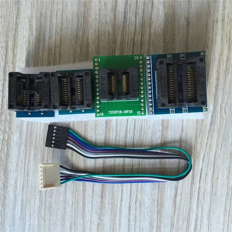 Оригинальный программатор minipro TL866II Plus + 24 адаптера тестовый зажим SOP8 AVR eeprom лучше