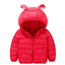 

Children Kids Boys Girls Long Sleeved Hooded Keep Warm Wadded Jacket Clothes 2018 Autumn Winter winterjas meisjes #30