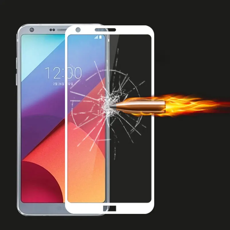Закаленное стекло 9H с полным покрытием для LG G7 ThinQ V30 + G4 G6 Plus Q6 V10 G5 V20 K10 2016 2017