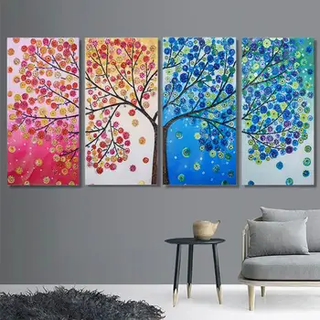 

Diamond Embroidery Winter Flower Tree Special Shaped Diamond Painting 5D four stitching diamond painting