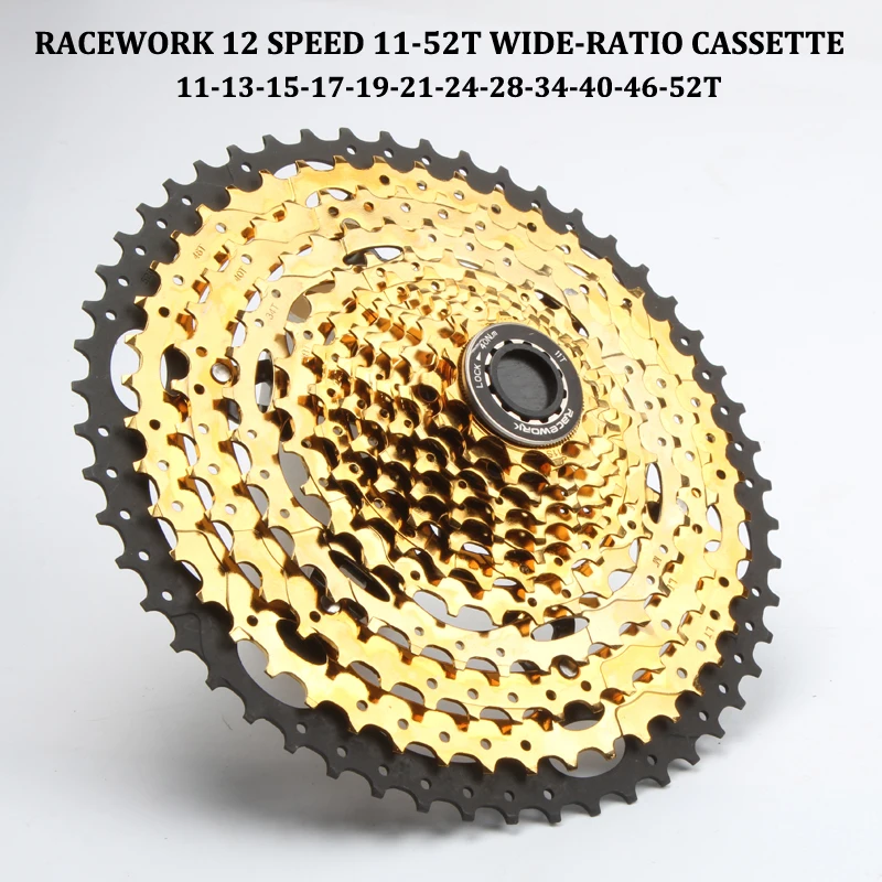 RACEWORK 12 скоростей кассета 11-50T 11-52T MTB велосипед кассета для горного велосипеда BMX SRAM Shimano sunracing 12 Скоростей маховик