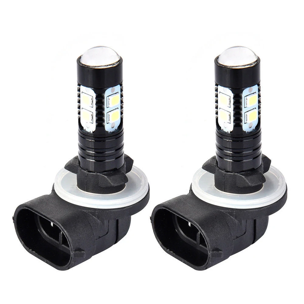 

2pcs White 881 100W Fog Driving Bulb 6000K LED Light DRL 862 885 889 894 Car Strobe Light Safe and Reliable Signal Lamp
