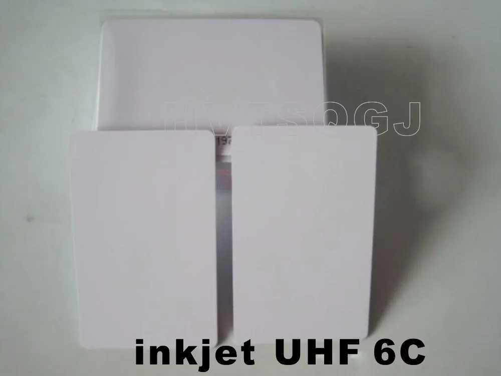 

200pcs Free shipping RFID Printable UHF Alien H3 Printable Inkjet PVC Card