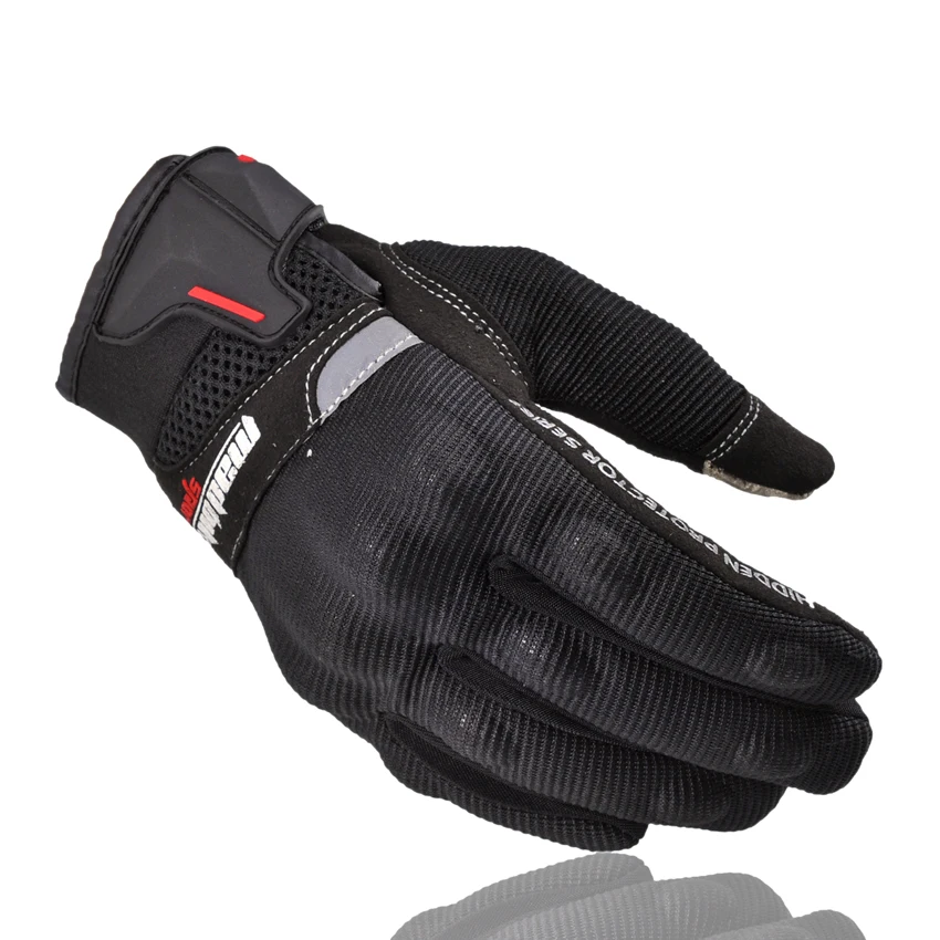 Madbike мотоциклетные перчатки с сенсорным экраном летние Guantes motocicleta полным пальцем