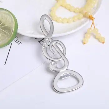 

Free Shipping 100pcs Music Note Bottle Openers Wedding Favors Love Letter Beer Bottle Opener Party Gift SN1832