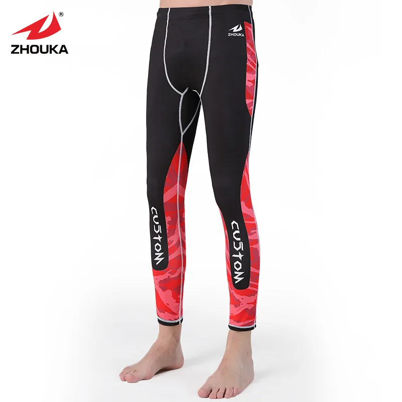 

New Gym Tights Men Compression Pants Running Sports Clothing Sublimation Printing Calzas Deportivas Mujer Fitness
