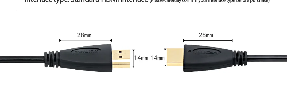 Позолоченный 20 м HDMI кабель видео кабели 1,4 1080P 3D кабель для HDTV сплиттер коммутатор 0,5 м 1 м 1,5 м 2 м 3 м 5 м 10 м 12 м 15 м