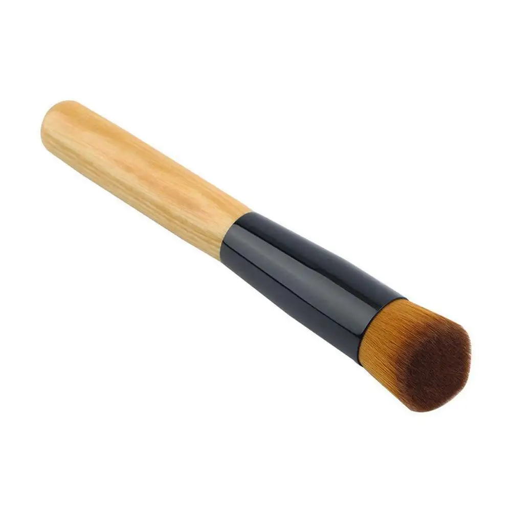 Professional Soft Fiber Angled Flat Top Foundation Powder Brush