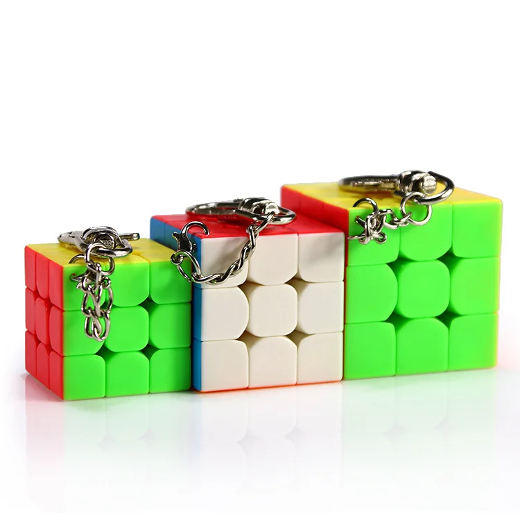 

MoYu Mofangjiaoshi 3cm3.5cm4cm Mini Small Cube Key Chain Smart Cube Toy Keychain toy for gift