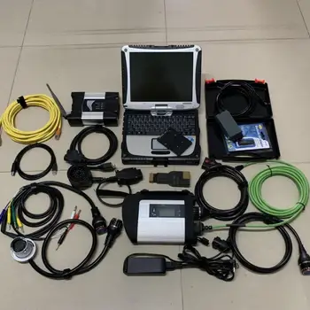 

Auto Diagnostic Tools MB Star C4 SD C4 + Wifi Icom Next for BMW + VAS 5054A with OKI Full Chip for A-udi V.W + laptop CF-19 4G