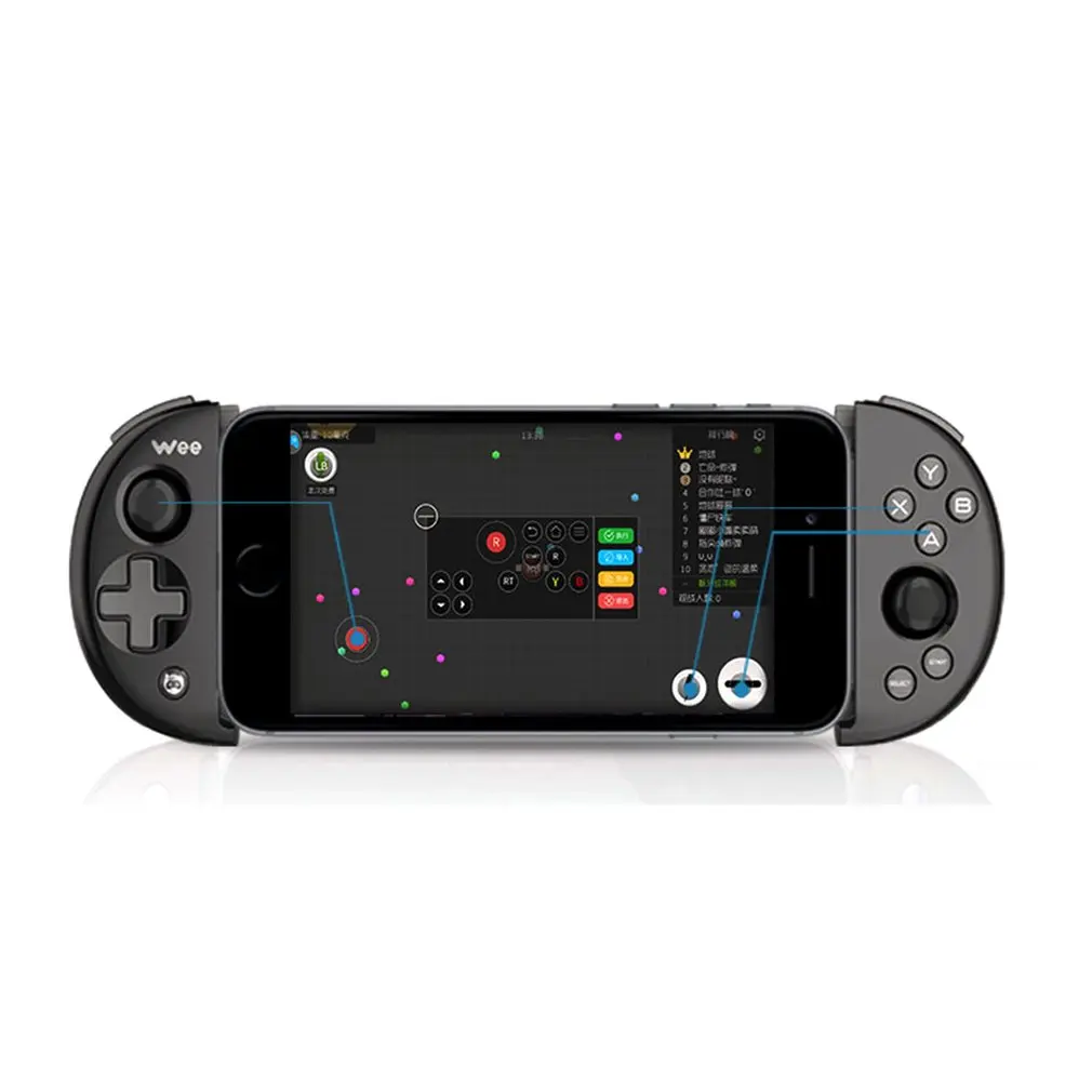 

Wireless Gamepad Telescopic Shock Connecting Smart Phone Game Controller Joystick for iPhone for Android