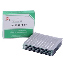 100pcs Per Pack Acupuncture Needles Disposable Sterile Acupuncture Massage ZhenJiu Needle For Single Use huatuo acupuncture needles huatuo acupuncture instrument set acupuncture needles package reusable acupuncture massage needles