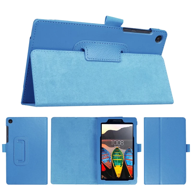 

Case For Lenovo Tab 3 730F 730M 730X 7.0 inch tablet Case Litchi PU Leather Cover Slim Protective shell