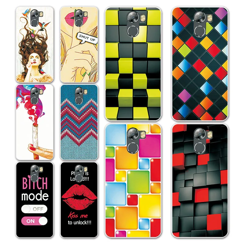 

New Rainbow Grid style Painted Cases For Wileyfox Swift 2 Plus / Swift 2 5.0" Soft Silicon Back Cover For Wileyfox Swift 2 Coque