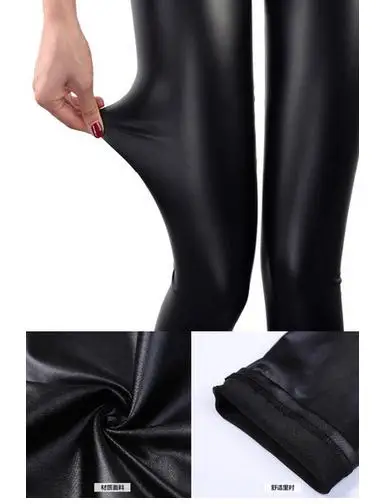 Faux Leather Leggings Navy Blue Sexy Women Leggins Thin Black Leggings Calzas Mujer Leggins Leggings Plus Size Leggins Push Up Leggings