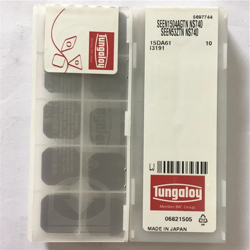 SEEN1504AGTN NS740 original tungaloy carbide insert milling insert free