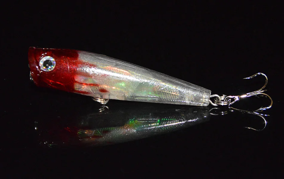 Popper Wobblers Fishing Lures Wobbler Lure Artificial Bait Peche For Fish Tackle With Hooks Sea 3D Eyes  Bait Crankbait Poper (1)