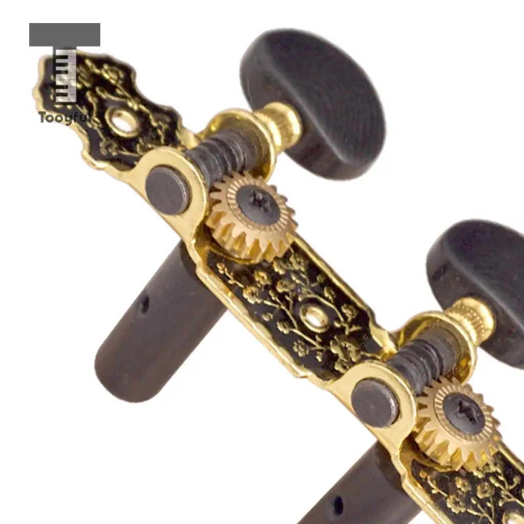 Tooyful 1 Pair Classical Guitar Tuning Pegs Machine Heads Tuners for Guitar Accessories