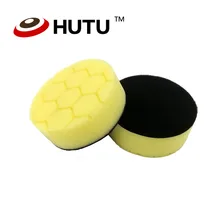 3 дюйма с шестигранной головкой материнскую плату автомобильный пенный с полировальной подложкой& Подушка для полировки 80 мм воском коврик для средство для полировки Da желтого цвета