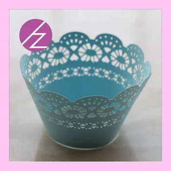 

50pcs/lot Free shipping Wholesale 2016 new design laser cut wedding party favor cake wrappers for HALLOWEEN DG-77