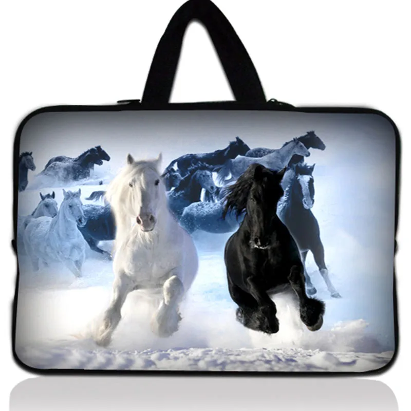 17" 17.3" Horse Print Laptop Notebook Soft Sleeve Bag Case